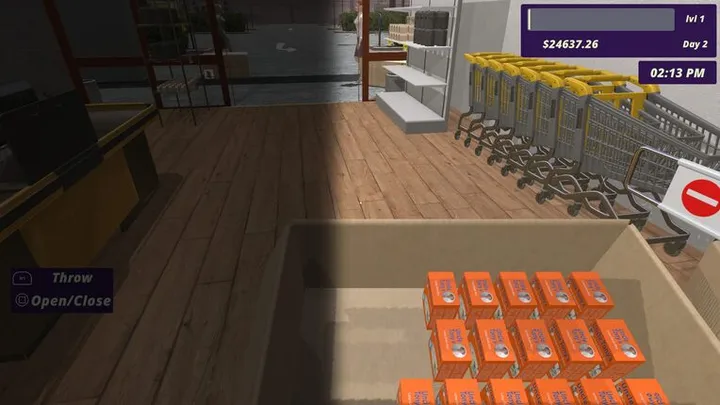 Supermarket Manager Simulator